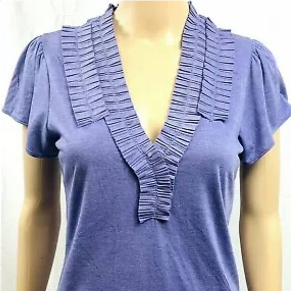 Banana Republic size small blouse solid purple